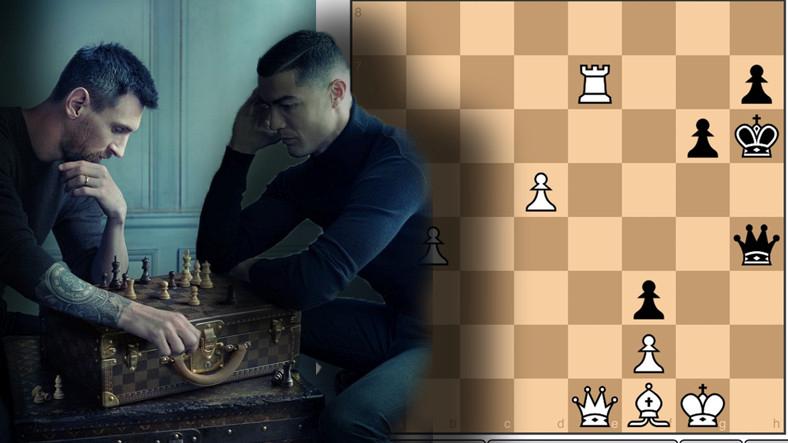 Ronaldo-Messi photo: The chess position in the picture is from a Magnus  Carlsen vs Hikaru Nakamura game-Sports News , Firstpost