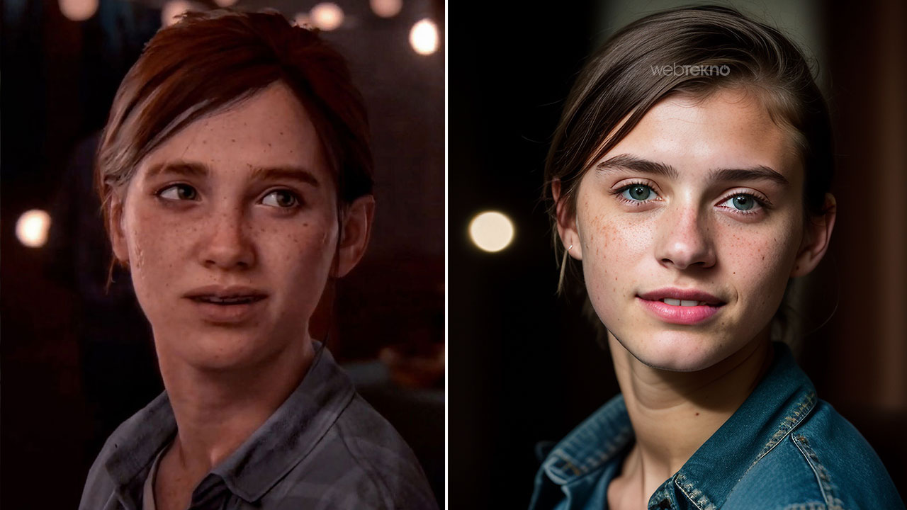 Ellie (Last of Us), full body, detailed, 8k, dark,, Stable Diffusion