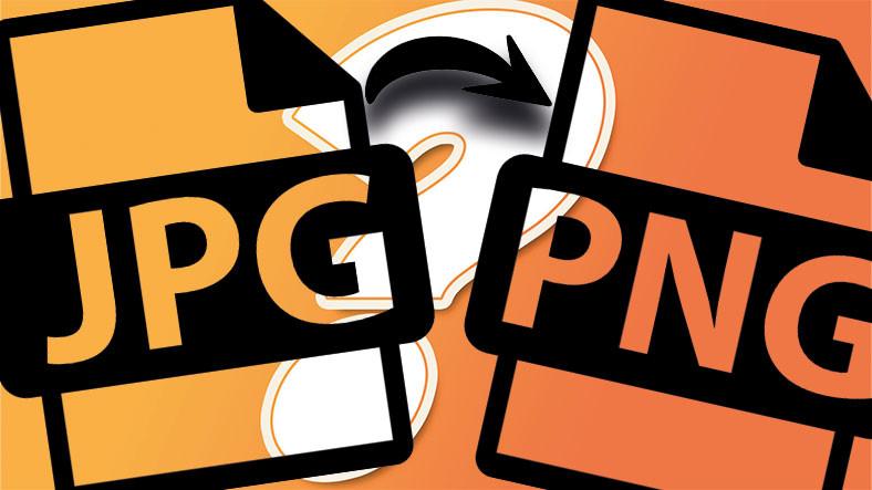 How to Convert JPG to PNG without Program?