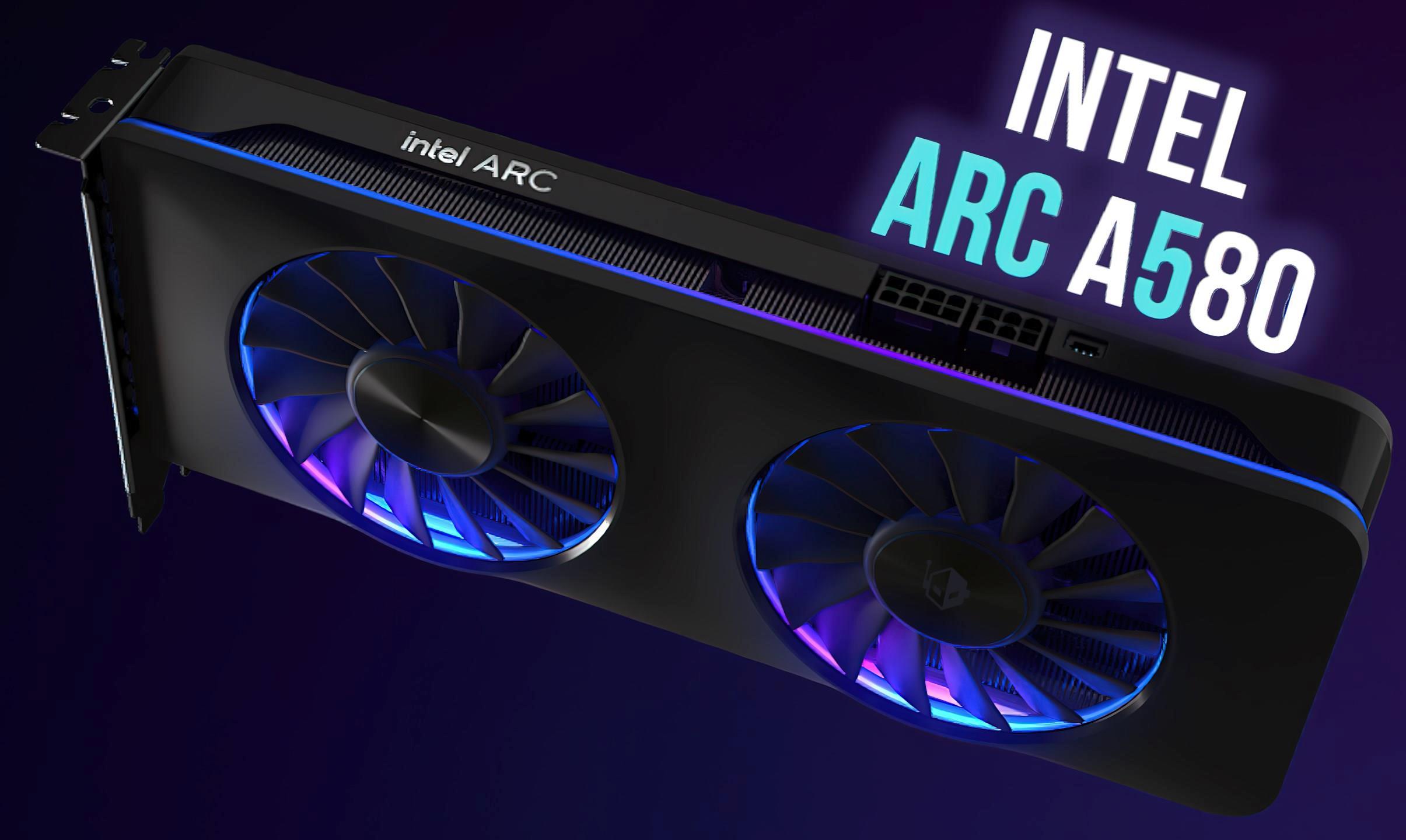 Intel Arc A580 tested: Radeon RX7600 lags behind