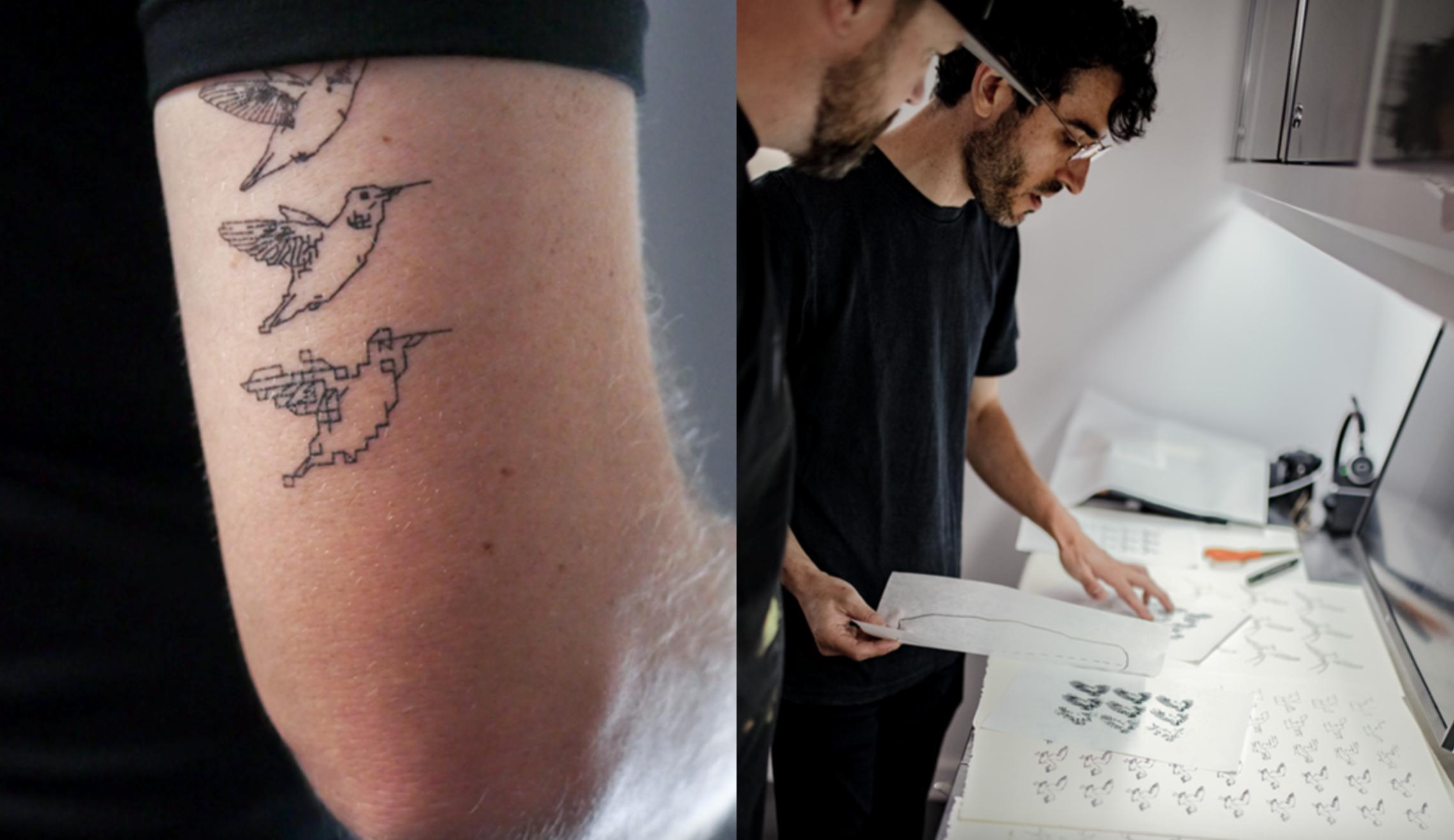 The machine that turns tattoos into NFT: Earns money with every use!